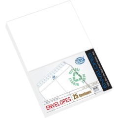FIS FSWE1027PRC25 Peel & Seal White Envelope - 100GSM - 324 x 229mm (Pack of 25)
