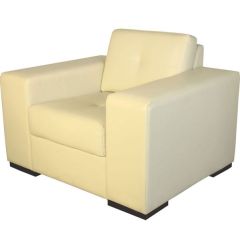MAZ MF 06028 Single Seater Sofa (Color as your choice in Fabric or Leather)