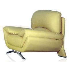 MAZ MF 06030 Single Seater Sofa (Color as your choice in Fabric or Leather)