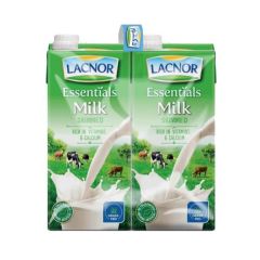 Lacnor Essentials Skimmed Milk - 1 Liter x (Pack of 4)