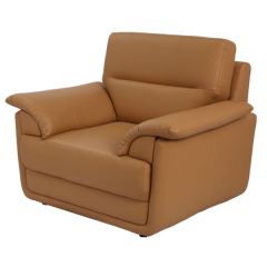 MAZ MF 06031 Single Seater Sofa (Color as your choice in Fabric or Leather)