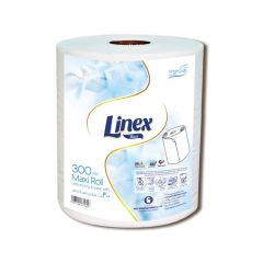 Linex Classic Maxi Roll - 1 Ply x 300 Meters x (Pack of 6)