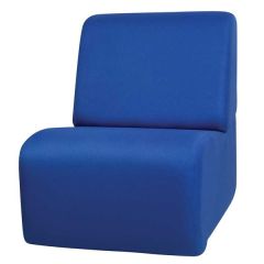 MAZ MF 0129 Single Seater Sofa (Color as your choice in Fabric or Leather)