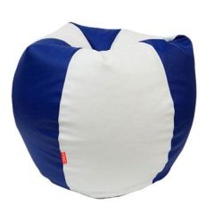 Bagnbean Strip Bean Bag - 73 x 77cm - Blue & White
