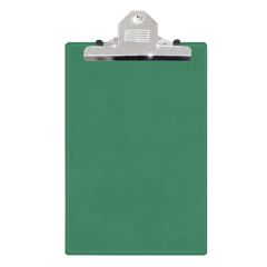 FIS FSCB0401JGR PVC Jumbo Clipboard - F/S - Green (Pack of 10)