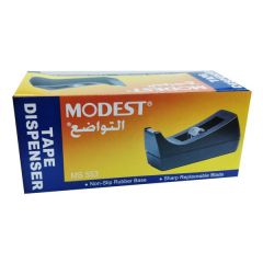 Modest MS 553 Tape Dispenser with Non-Slip Rubber Base - Black