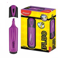 Maped Fluo Peps Classic Highlighter - Purple (Pack of 12)