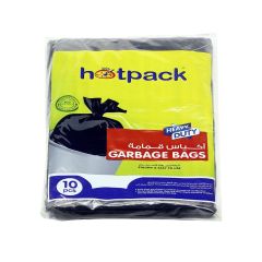 Hotpack Heavy Duty Black Garbage Bag - 30 Gallon - 65 x 95cm (Pack of 10)