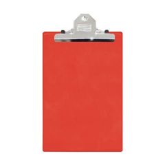 FIS FSCB0401JRE PVC Jumbo Clipboard - F/S - Red (Pack of 10)