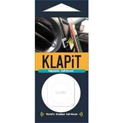 KLAPiT Universal Magnetic Cell Phone Mount - White