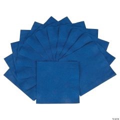 Duni 24310090 3-Ply Blue Napkins -  24 x 24cm - 250 Napkins x (Box of 12)