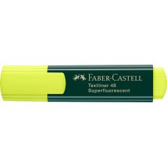Faber Castell Textliner 48 Superfluorescent Highlighter - Yellow (Pack of 6)