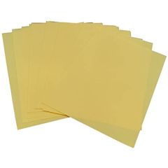Duni 24310090 3-Ply Yellow Napkins - 24 x 24cm - 250 Napkins x (Box of 12)