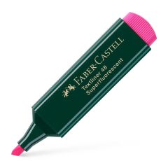 Faber Castell Textliner 48 Superfluorescent Highlighter - Pink (Pack of 6)