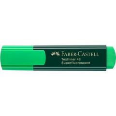 Faber Castell Textliner 48 Superfluorescent Highlighter - Green (Pack of 10)