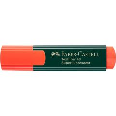Faber Castell Textliner 48 Superfluorescent Highlighter - Orange (Pack of 10)