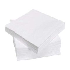 Duni 169705 White Paper Napkin - 24 x 24cm - 180 Sheets x (Pack of 8)