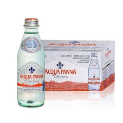 Acqua Panna Natural Mineral Water - 250 ml Glass Bottle x (Pack of 24)