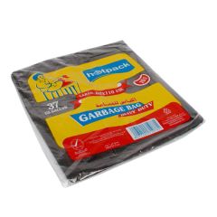 Hotpack Mapco Black Garbage Bags - 55 Gallon - 80 x 110cm - 20 Bags/Pack x (Box of 20)
