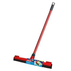 Vileda Easy Fix Floor Wiper with Stick - 42cm - Red