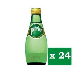 Perrier Sparkling Water - 200ml Glass Bottle x (Pack of 24)