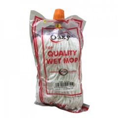 Oaxy Top Quality Wet Mop Head - White