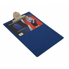 Foldex FXT8BL Single Jumbo Clip Board - F/S - Blue