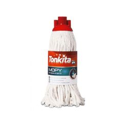 Tonkita Mopy Floor Washing Cotton Mop Head - White
