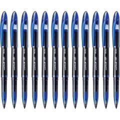 Uni-ball UBA-188M Air Micro Rollerball Pen - 0.5mm - Blue (Pack of 12)