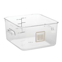 Rubbermaid 1980248 Polycarbonate Square Container - 3.8 Liter - Brown