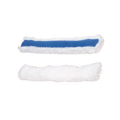 IPC VELL00016 Microfibre White Flat Mop Refill - 35cm (Pack of 10)