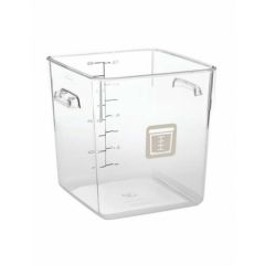 Rubbermaid 1980335 Polycarbonate Square Container - 7.6 Liter - Brown