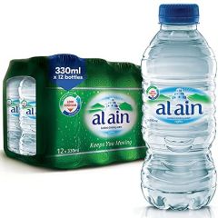 Al Ain Mineral Water - 330ml Bottle x (Pack of 12)