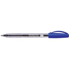 Faber Castell 1423 Ball Point Pen - 0.7 mm - Blue (Pack of 12)