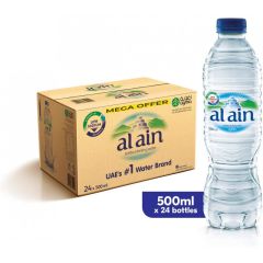 Al Ain Zero Sodium Drinking Water - 500ml Bottle x (Pack of 24)