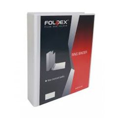 Foldex RB203 2-Ring Binder - 1 Inch - A4 - White