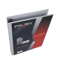 Foldex RB206 2-Ring Binder - 2 Inch - A4 - White