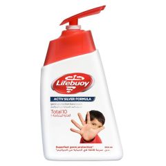 Lifebuoy Total 10 Active Silver Formula Anti Bacterial Hand Wash - 500ml