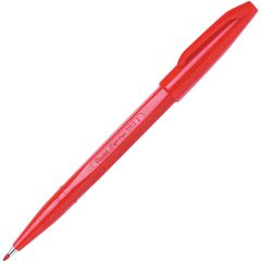 Pentel S520 Fiber Tip Sign Pen - 2mm Tip - Red (Pack of 12)