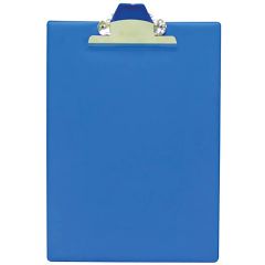 FIS FSCBRHA4BL PVC Clip Board with Rubber Handle - A4 - Blue
