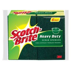 3M Scotch Brite Heavy Duty Scrub Sponge (6 / Pack)