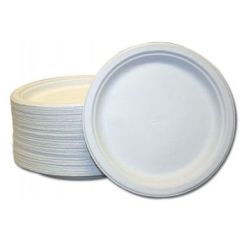 Lepac 10" Round Paper Plate - White (Pack of 500)