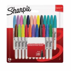Sharpie 2065405 Fine Point Permanent Marker - Assorted Color (Pack of 24)
