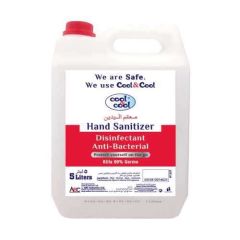 Cool & Cool Disinfectant Anti Bacterial Hand Sanitizer - 5 Liter
