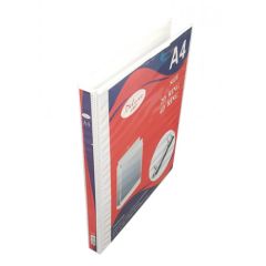 Deluxe AMT 24201 2D-Ring Binder - 12mm - A4 - White (Pack of 12)