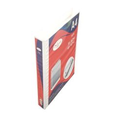 Deluxe AMT 24202 2D-Ring Binder - 18mm - A4 - White (Pack of 12)
