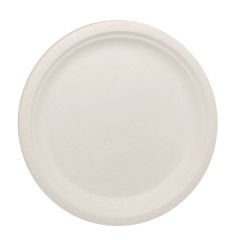 BioWare BW-P1009 9" Bagasse Plate - White (Pack of 500)