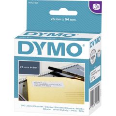 Dymo S0722520 Return Address Labels - White - 25mm x 54mm - 500 Labels / Roll