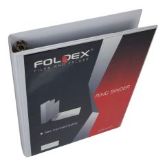 Foldex RB510 4-Ring Binder - 5" Spine - A4 - White