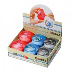 Dahle 53464-11304 Canister Pencil Sharpener - Assorted Color (Pack of 12)